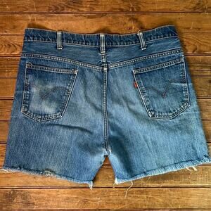 Vintage 1960s Levi’s Orange tab cut off jeans shorts Jorts size 38